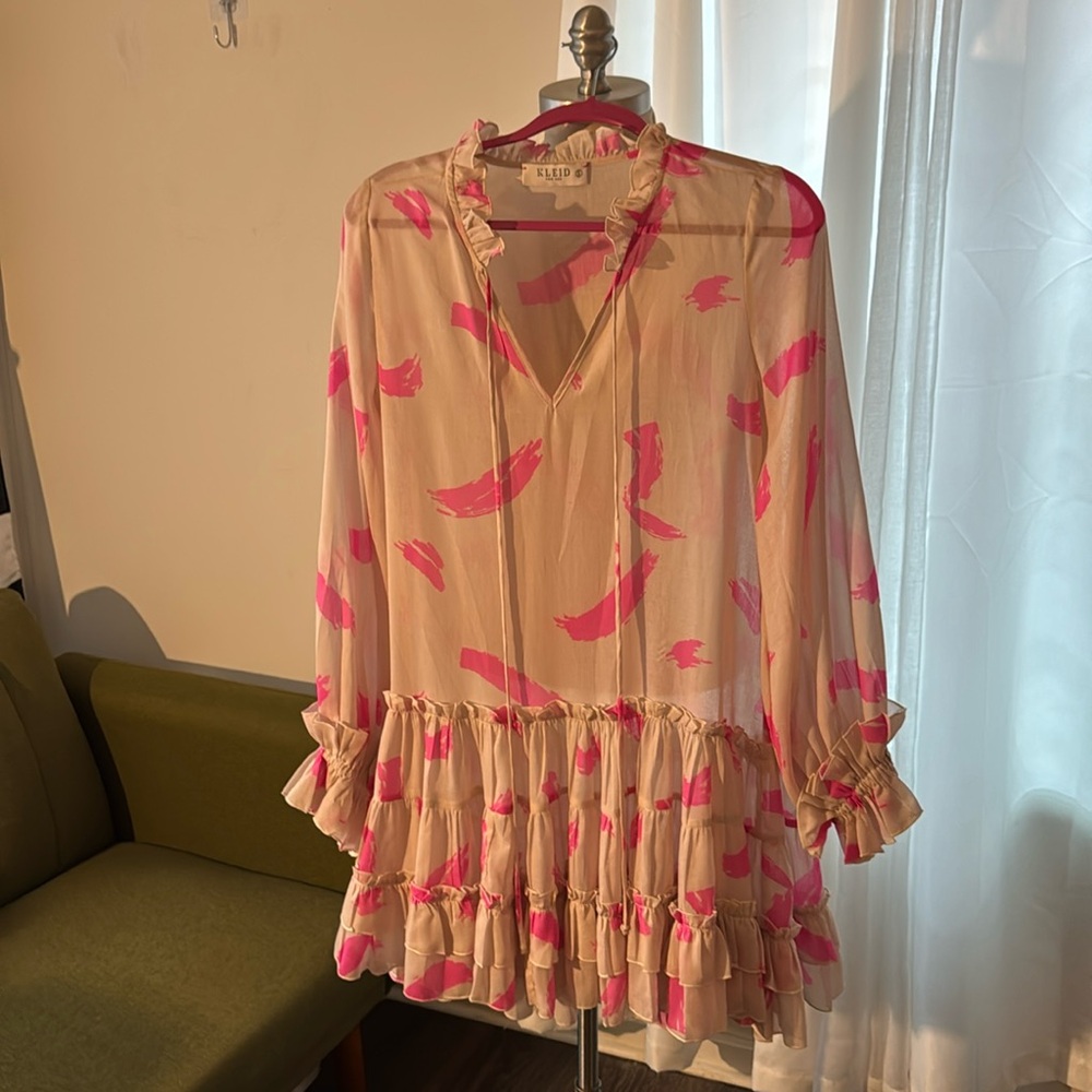 New Without Tags Women’s Kleid For Her Ilona Sheer Mini Dress